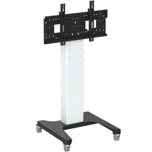 8423 Mono Fixed Height Screen Mount Trolley, Max Height from Floor To Centre Of The Mount: 1448mm, 42"-86" Max 130Kg