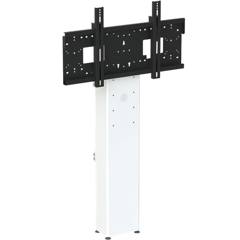 8433 Mono Fixed Height Wall to Floor Screen Mount, 890-1290mm Centre of Mount, 42"-95" max 130Kg