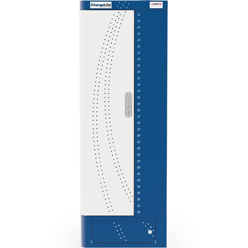 LapSafe ChargeLite 32 Bay Locker Store & Charge for 32 Tablets/Chromebooks upto approx. 14"