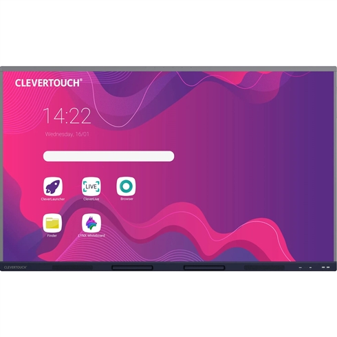 Clevertouch 65" IMPACT MAX 2 4K Interactive Touch Screen with USB-C