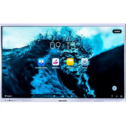 HIKVISION 65" Interactive Display Ultra DS-D5C65RB/A 4K, EDLA Certified, Android 13, Built-in 128GB Storage, 45 Points Touch, USB Type-C & Bluetooth 5.0 + Free Wall Bracket