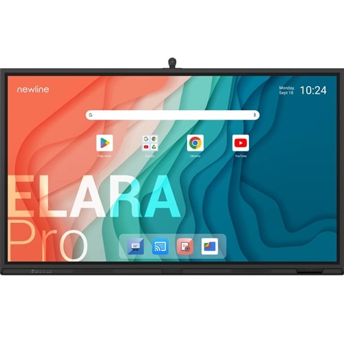 Newline 65" ELARA Pro TT-6523QCA 4K Interactive Touch Screen with Android, EDLA Certified, Zero Bonding, USB Type-C, Enhanced WiFi 6 & Bluetooth 5.2