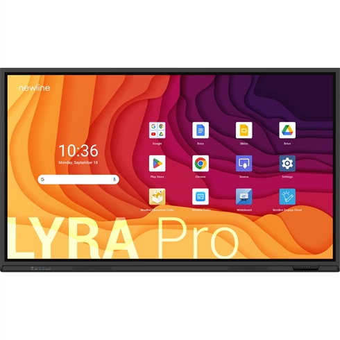 Newline 55" Lyra Pro TT-5523QA 4K Interactive Touch Screen with Android, EDLA Certified, and USB Type-C, Enhanced WiFi 6 & Bluetooth 5.2