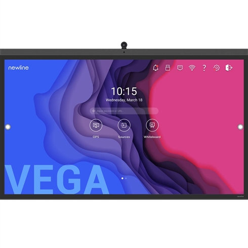 Newline VEGA TT-6522Z 75" 4K Interactive Touch Screen with Android, Mic Array, USB Type-C