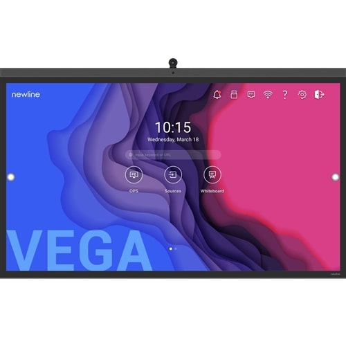 Newline VEGA TT-7522Z 75" 4K Interactive Touch Screen with Android, Mic Array, USB Type-C