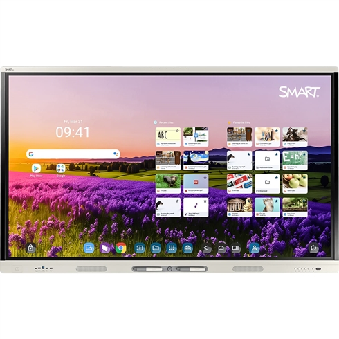 SMART Board MX265 V5 65in Interactive Touch Screen inc built-in Android 13 with iQ and education software EDLA Certified - mount not incl.